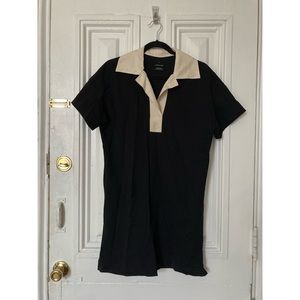 Everlane // Black Collar Dress // S